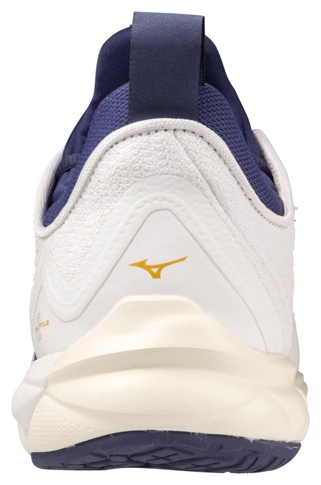 Mizuno Wave Luminous 2 (Hvid/Mørkeblå) Squashsko