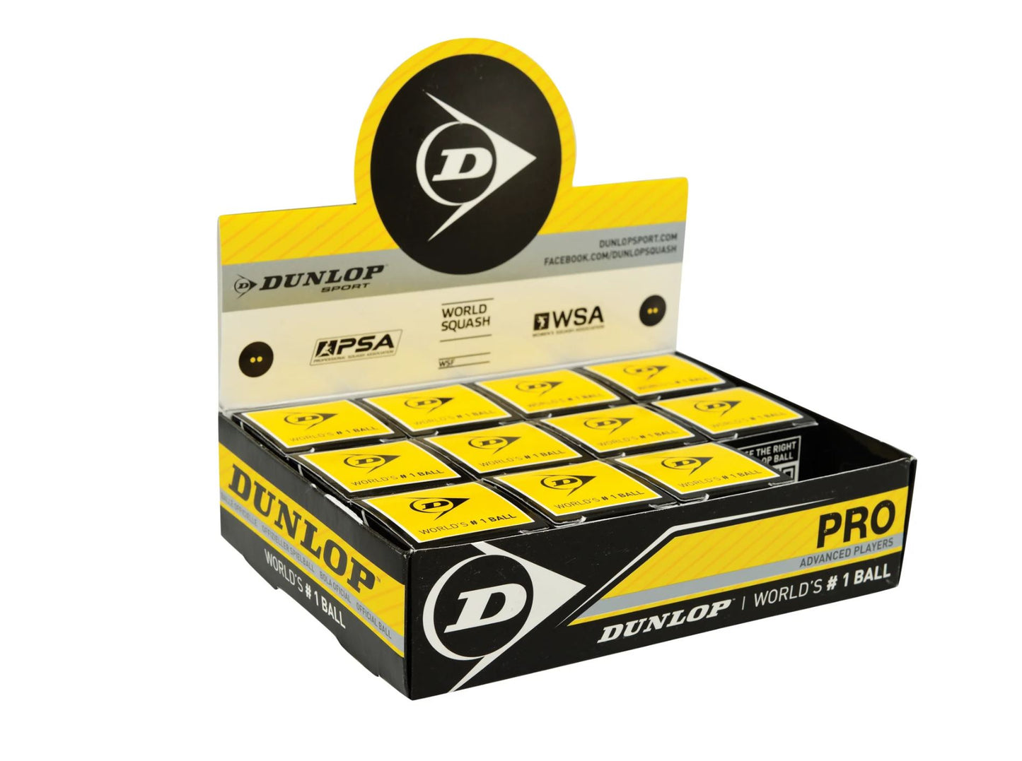 Dunlop Pro Squashbolde