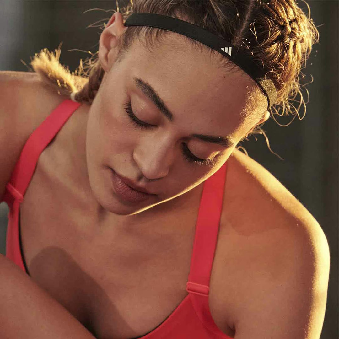 Adidas Hairbands (3-pak, Black/White/Solar Red)