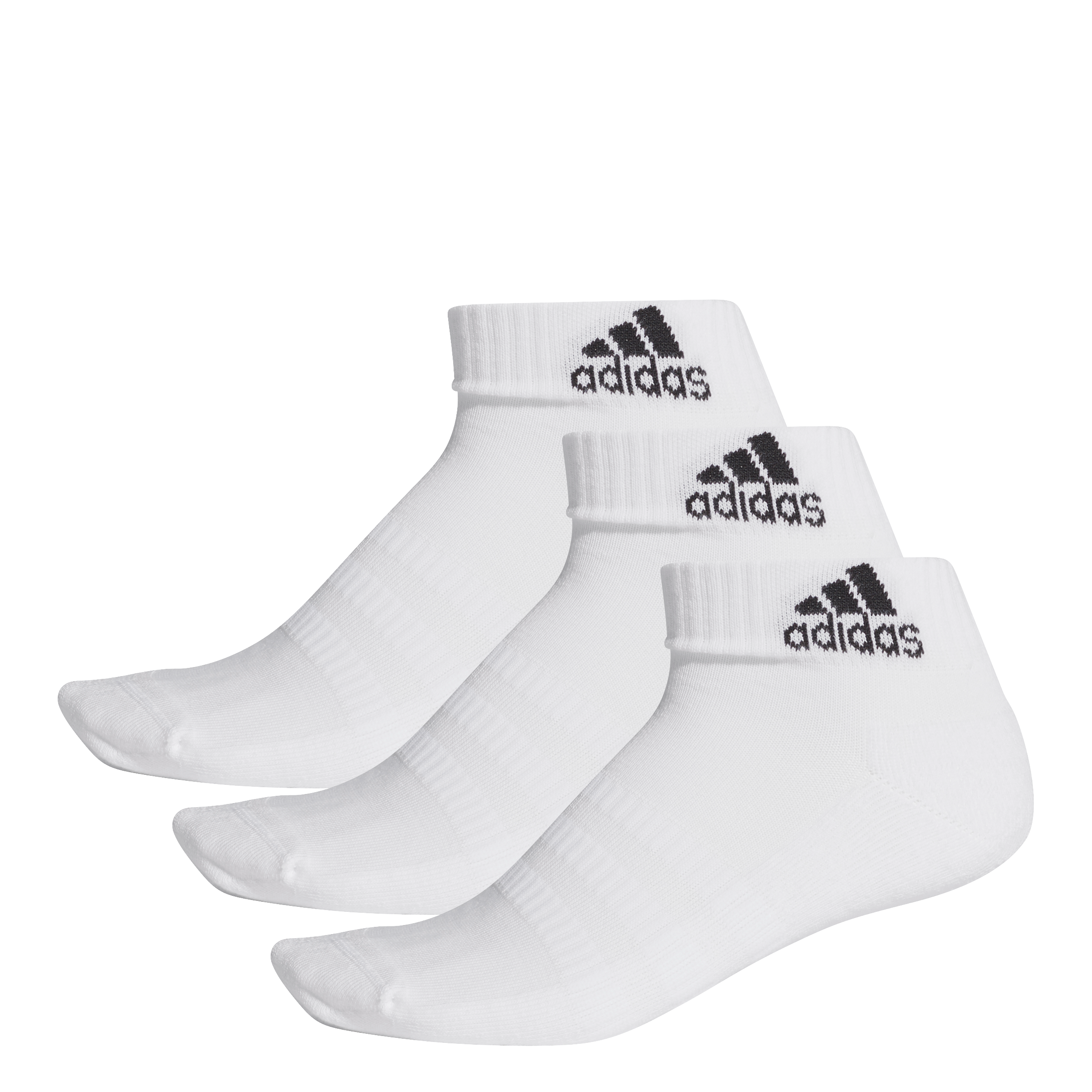 Adidas 3-Stripes Ankelsokker 3-pak (Hvid)