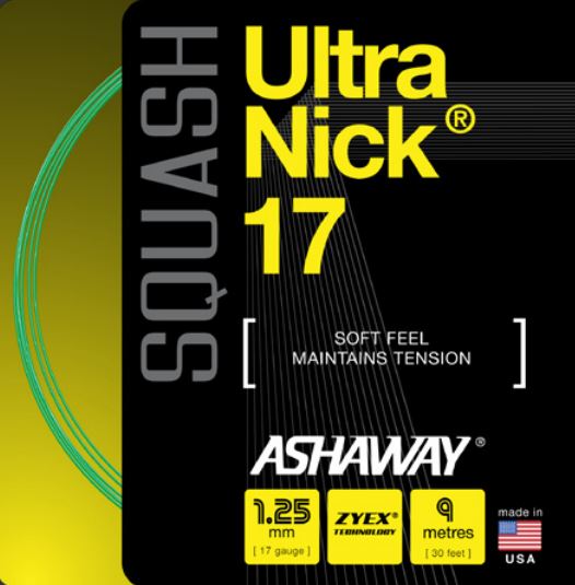 Opstrengning med Ashaway UltraNick 1,25 (Grøn)